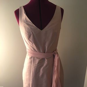Bridesmaid dress in rose pink